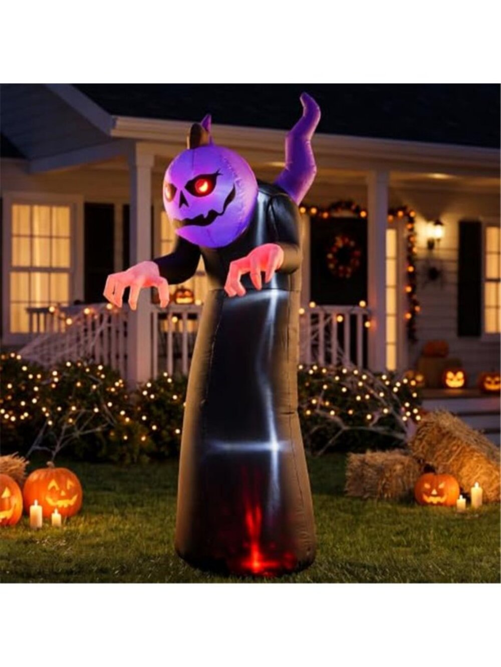 7ft Halloween Grim Reaper Inflatable Decoration